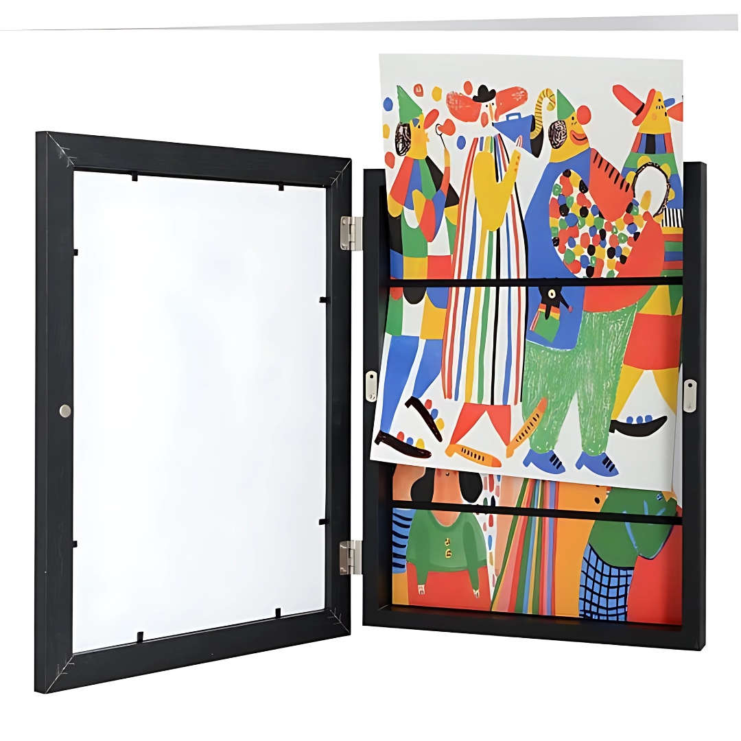 BowLift | Photo Frame Wood Hinged Artwork Display