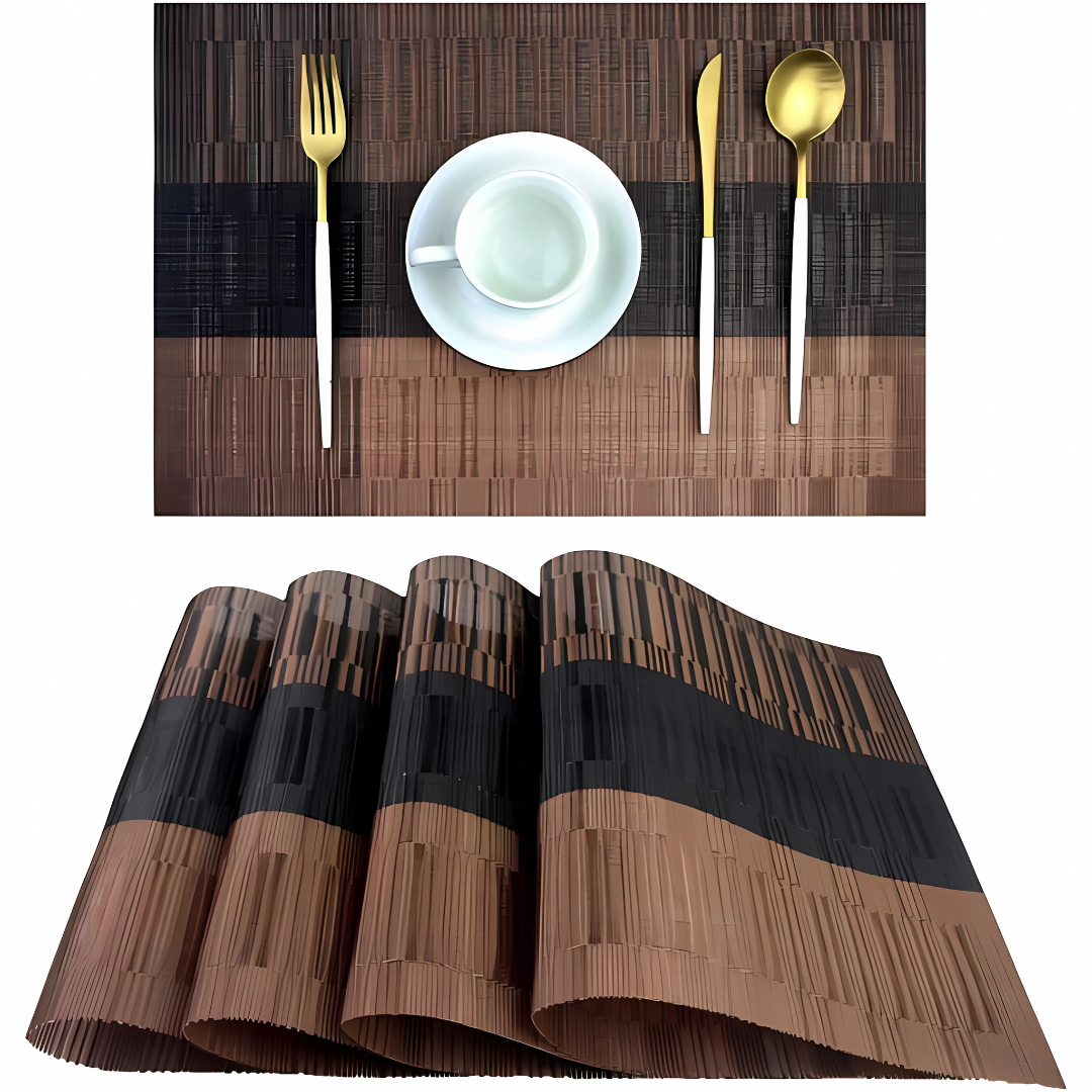 BowLift | Washable Heat Resistant Vinyl Placemats Set