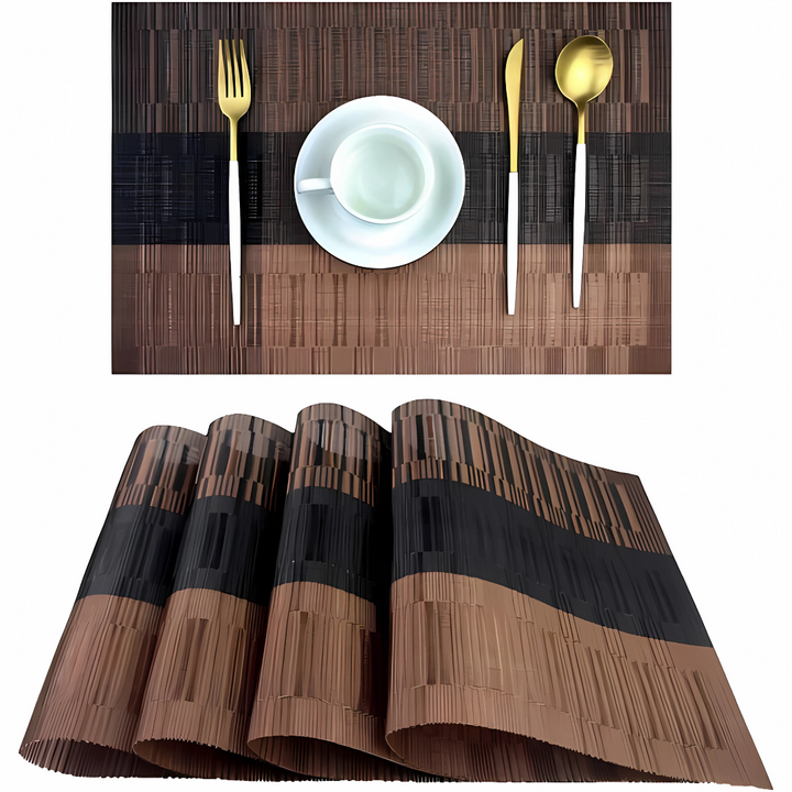 BowLift | Washable Heat Resistant Vinyl Placemats Set
