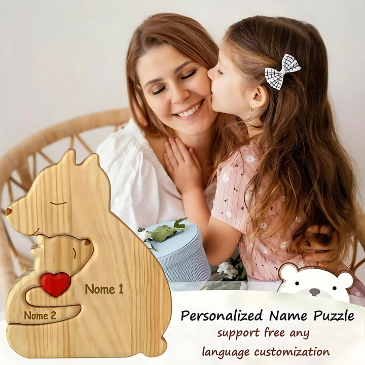 BowLift | Wooden Personalized Family Keepsake Ornament