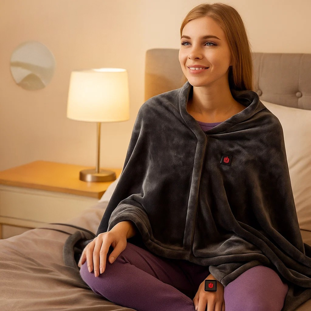 BowLift | Electric Blanket USB Heated Fleece Shoulder Wrap