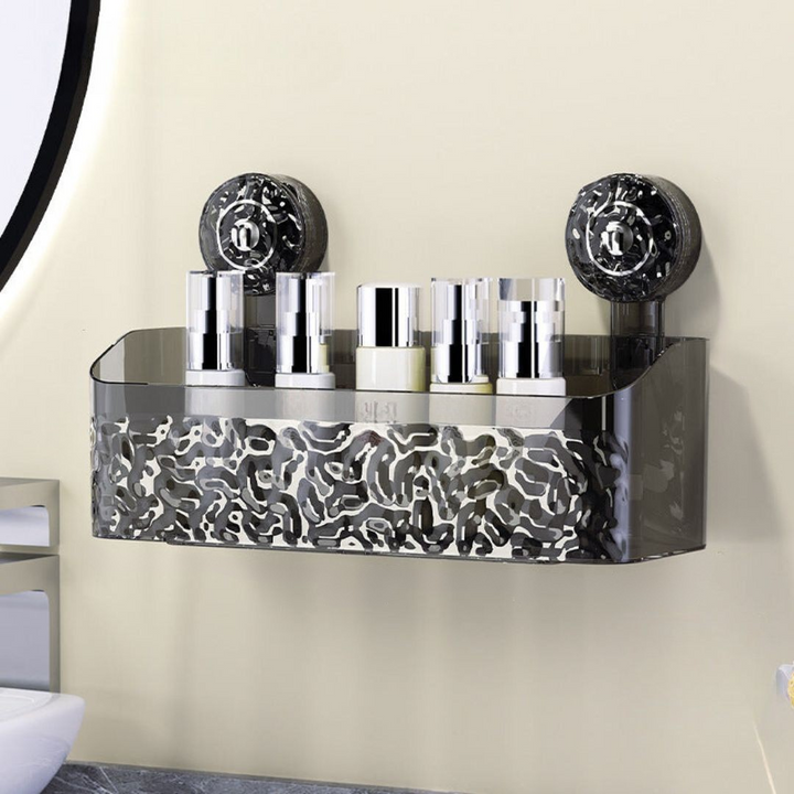 BowLift | Shower Caddy Suction Acrylic Bathroom Shelves