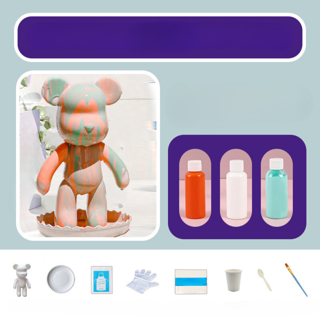 BowLift | Decorative Hand Painted Bear Doll