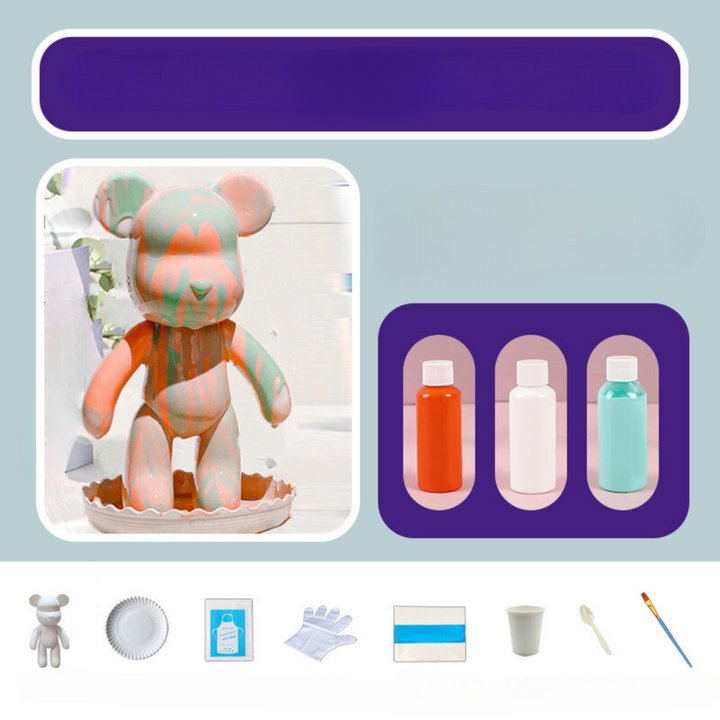 BowLift | Decorative Hand Painted Bear Doll