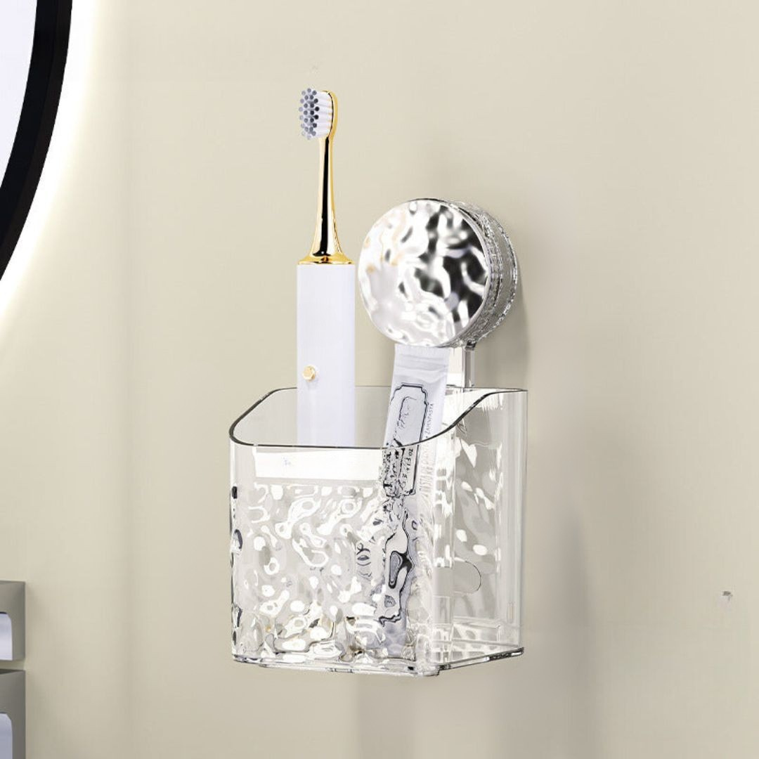 BowLift | Shower Caddy Suction Acrylic Bathroom Shelves