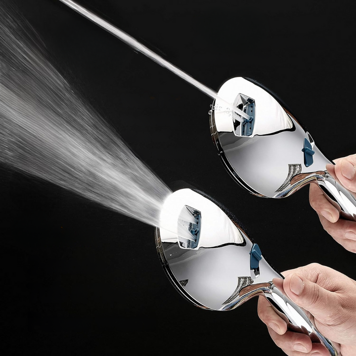 BowLift | Shower Head Adjustable High Pressure Chrome Set