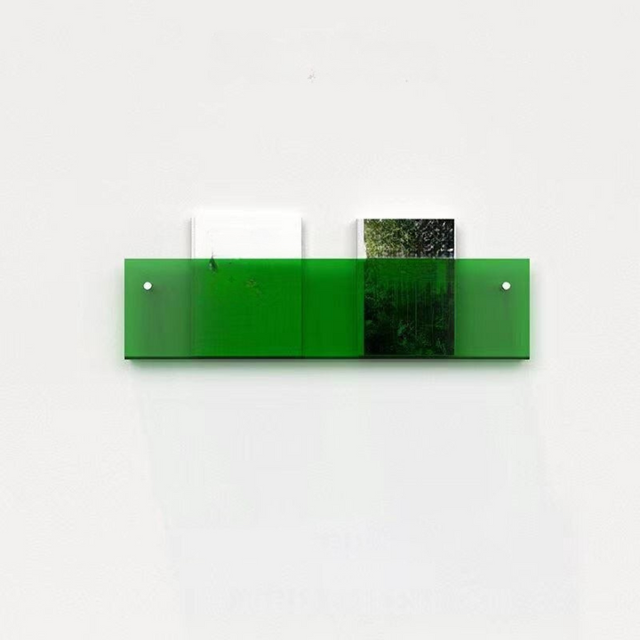 BowLift | Wall Shelf Clear Acrylic Magazine Holder