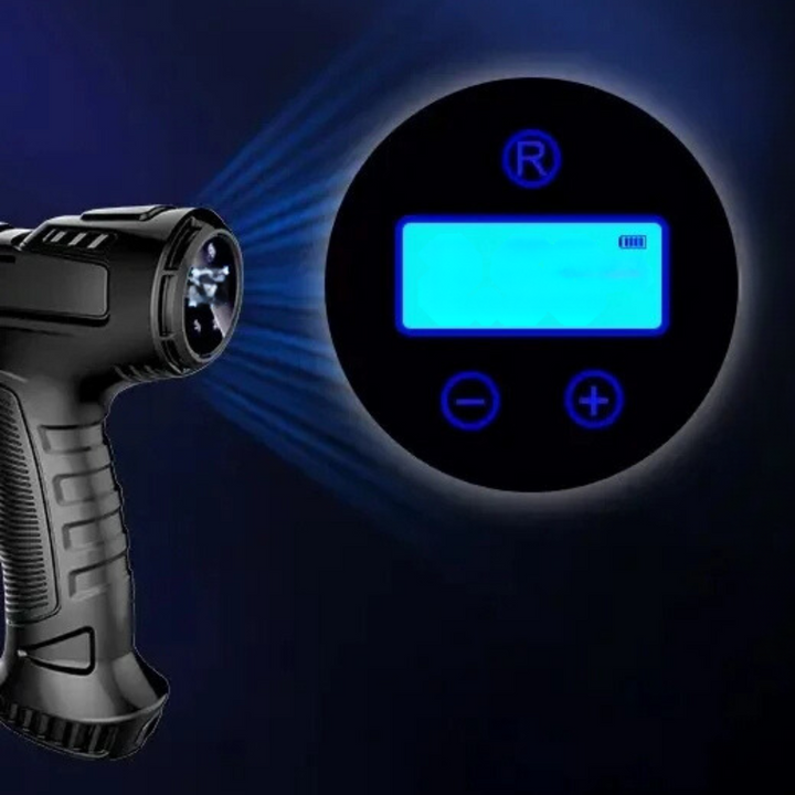 BowLift | Tire Inflator with Digital Display and LED Light