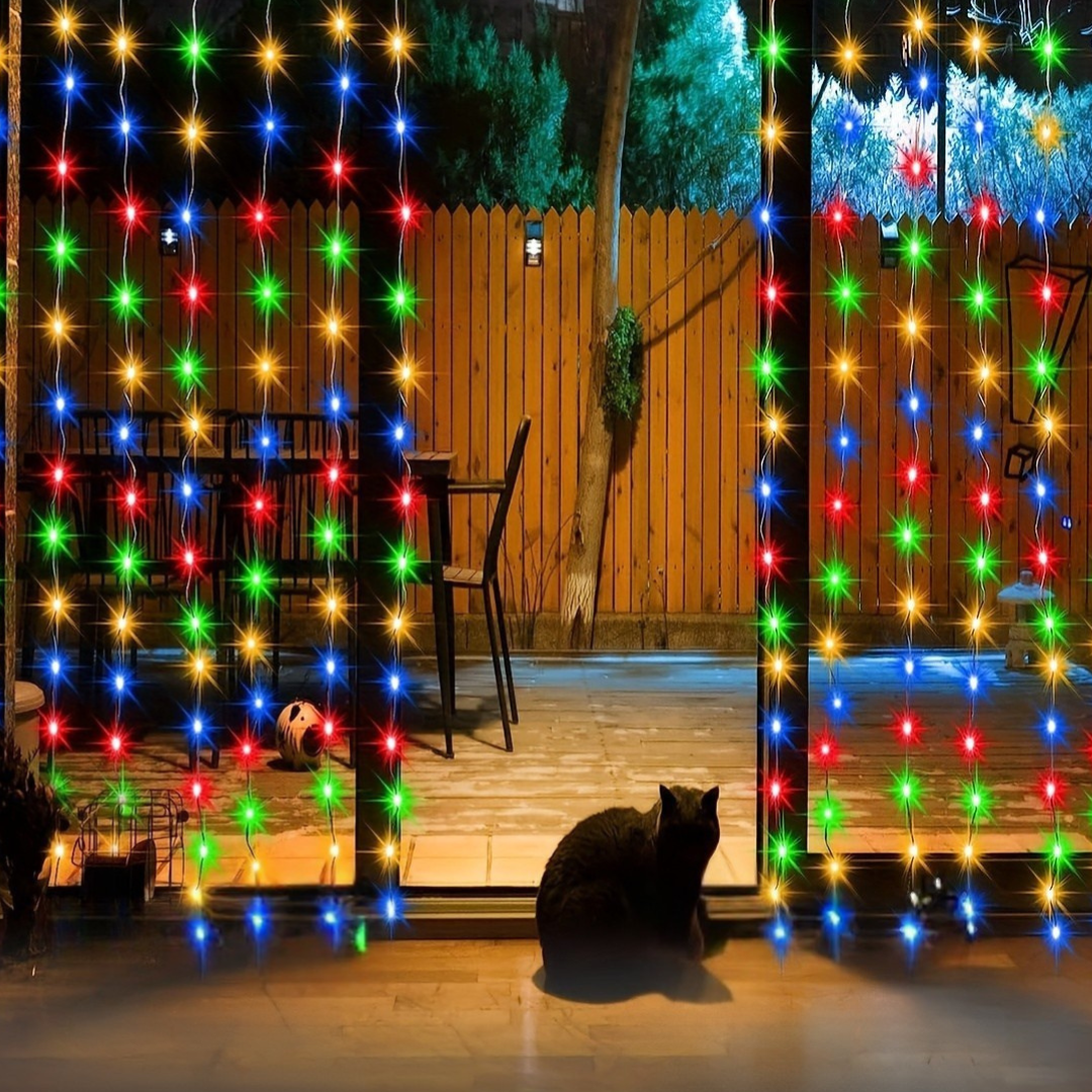 BowLift | Fairy Lights Solar Powered Outdoor Curtain String