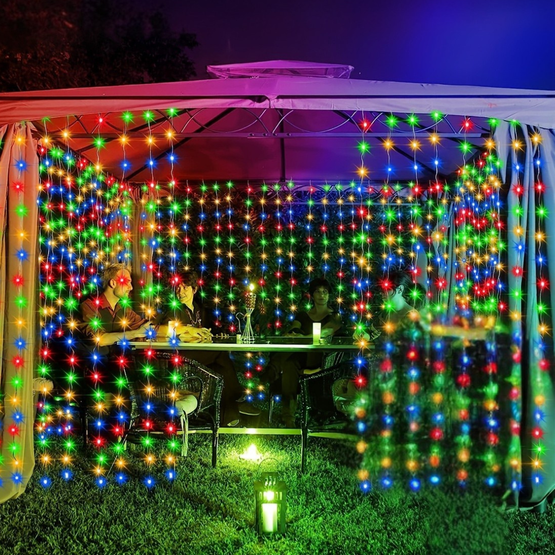BowLift | Fairy Lights Solar Powered Outdoor Curtain String