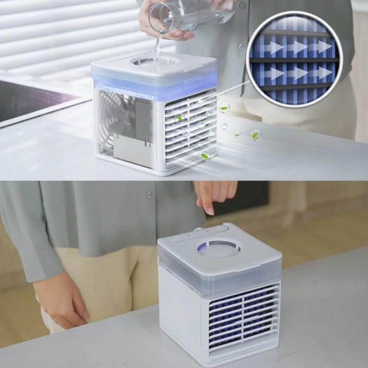 BowLift | Portable Air Cooler Fan Quiet Adjustable Humidifier