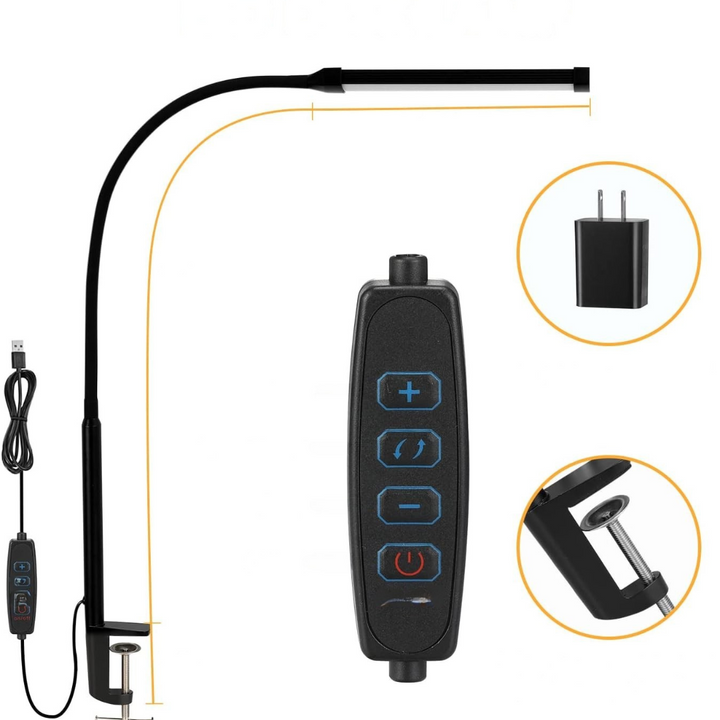 BowLift | LED Desk Lamp with Adjustable Metal Arm