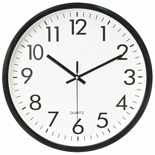 BowLift | Timeless Elegant Atomic Wall Clock – Precision Timekeeping, Indoor & Outdoor Use, 34cm