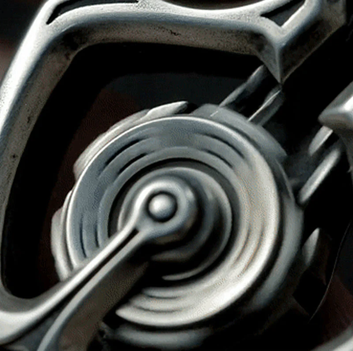 BowLift | Mechanical Rotating Gear Vintage Necklace