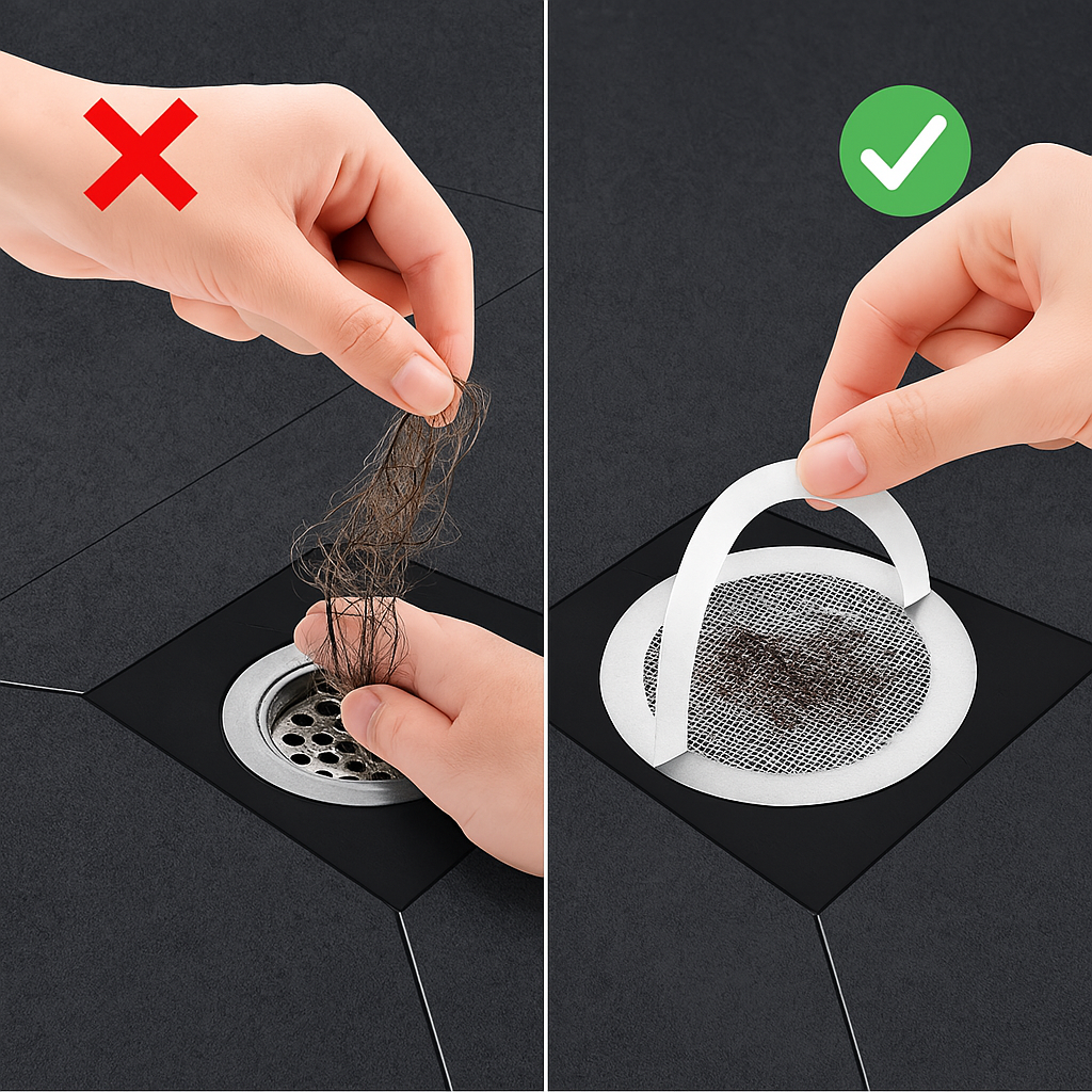 BowLift | Disposable Hair Catcher Shower Filter