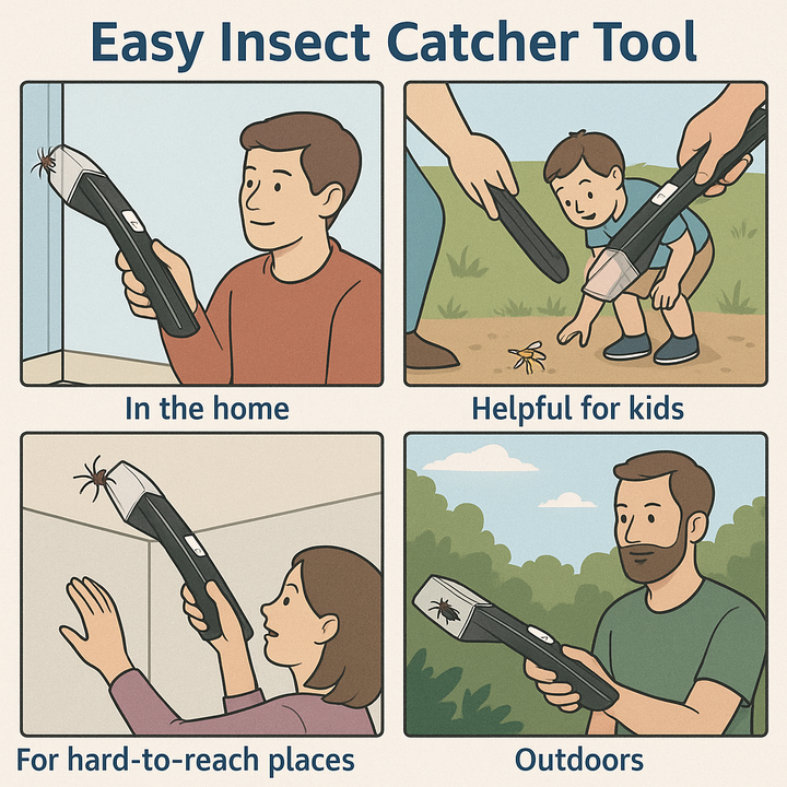 BowLift | No Exit Easy Insect Catcher Tool