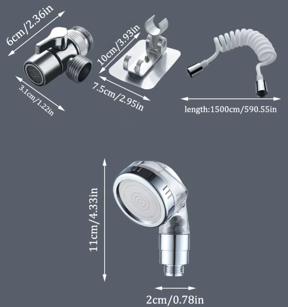 BowLift | Power Stream High Pressure Multi-Purpose Sink Extension Head