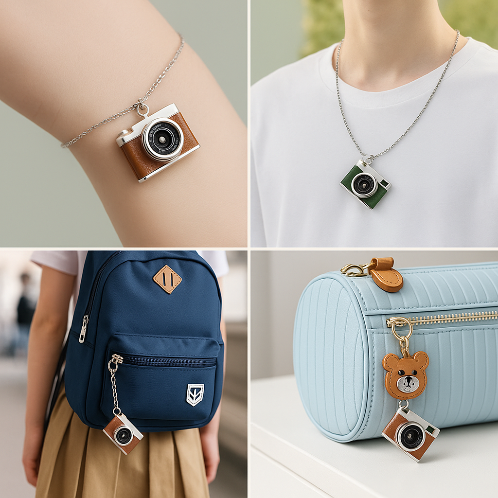 BowLift | Vintage Digital Camera Style Necklace