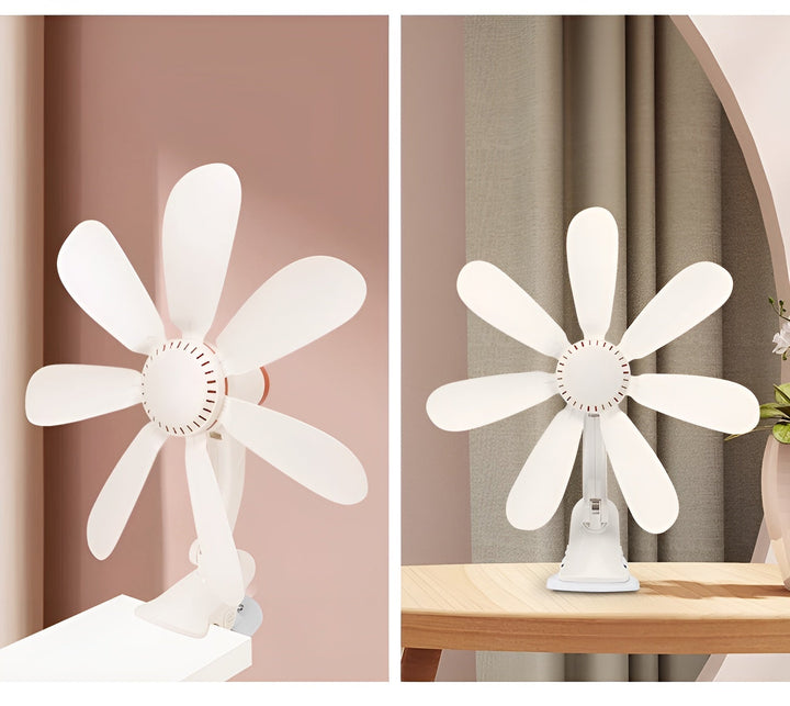 BowLift | Portable Clip-On Desk & Bedside Fan
