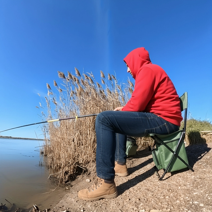 BowLift | Built-in Cooling Bag Portable Folding Outdoor Stool