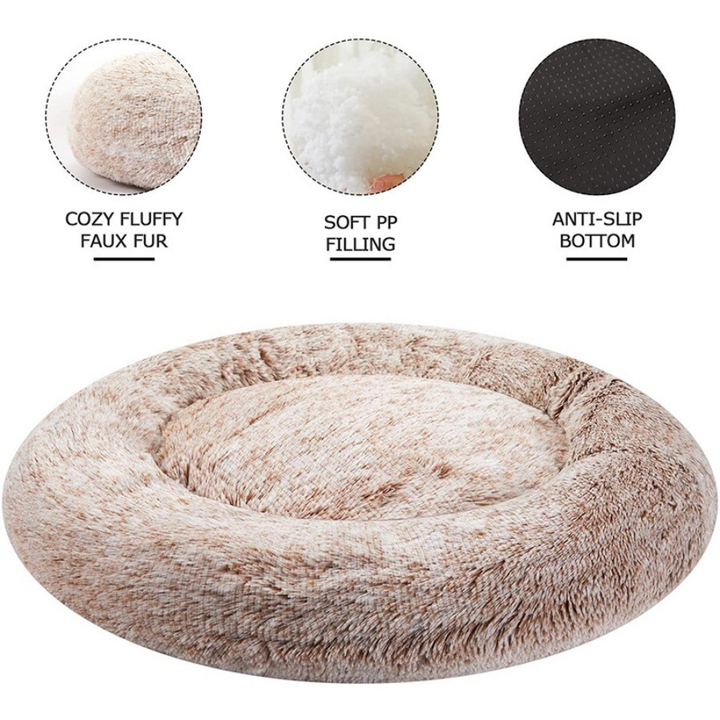 BowLift | Dog Bed Plush Orthopaedic Calming Pet Cushion