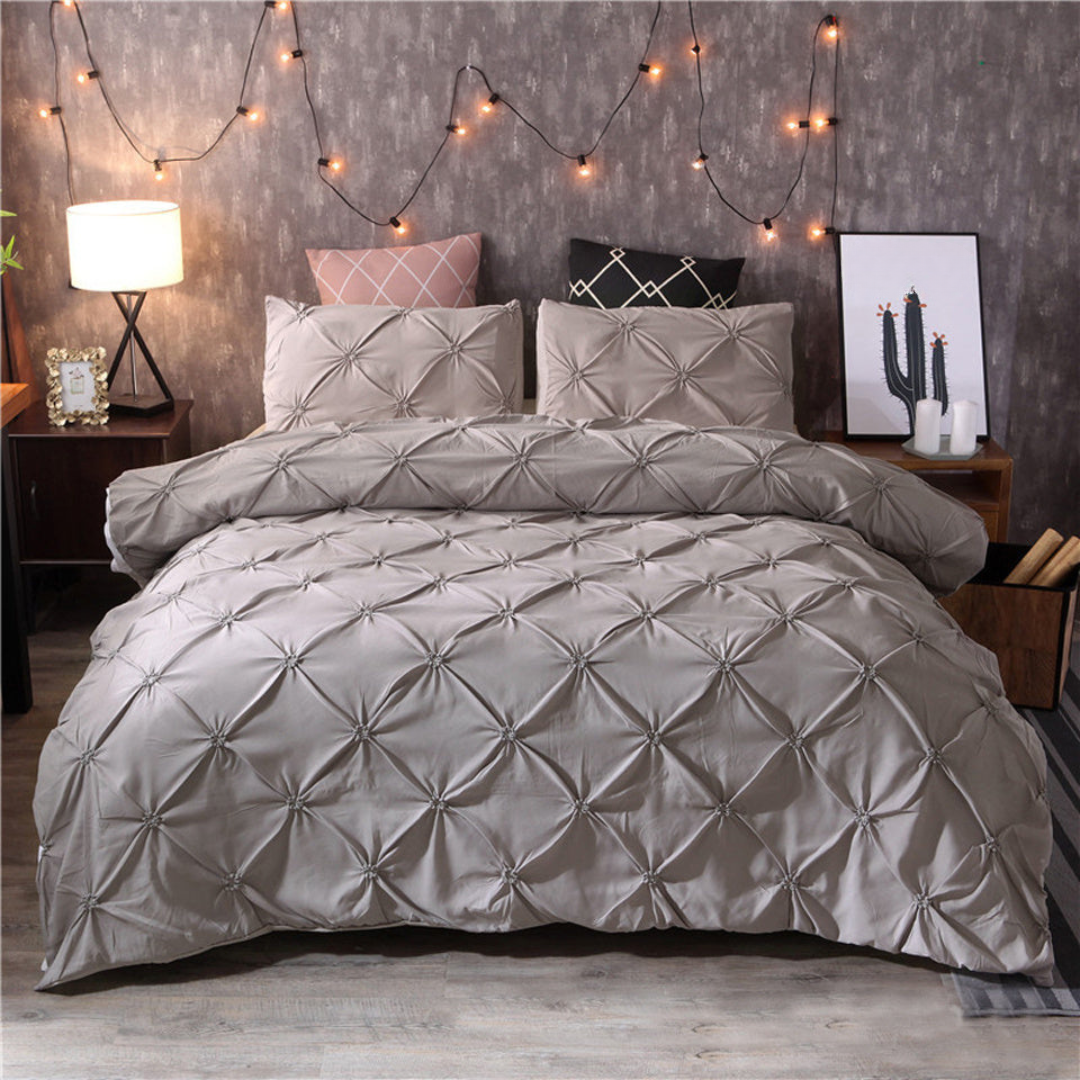 BowLift | Cotton Beddings Set Tufted Comfort Design