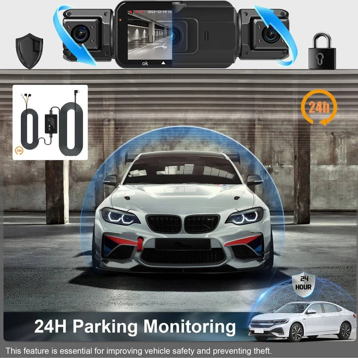 BowLift | Smart Car Dash Camera System with Night Vision and WiFi