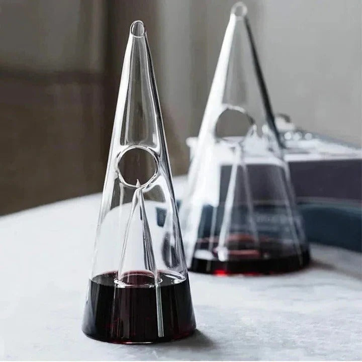 BowLift | Double Pyramid Waterfall Decanter