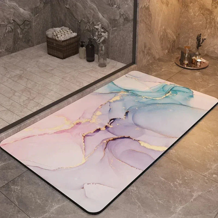 BowLift | AquaLuxe – Quick-Dry Bathroom Mat