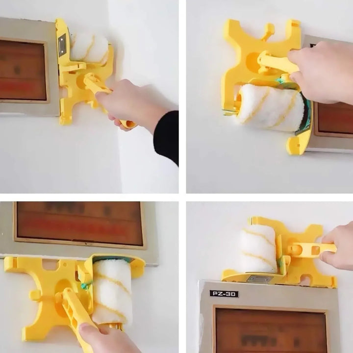 BowLift | Edging Paint Roller "RandFix" for Tight Edges – Including 3 Replacement Rolls
