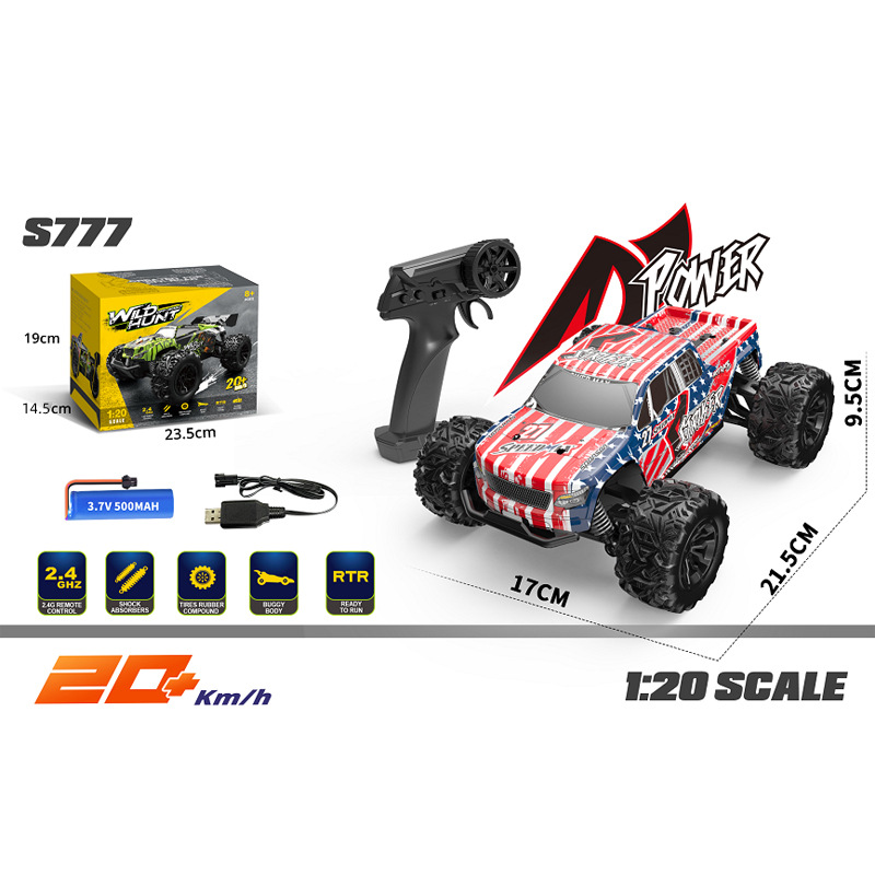 BowLift | High Speed Remote Control Off-Road Monster Truck – 1:20 Scale