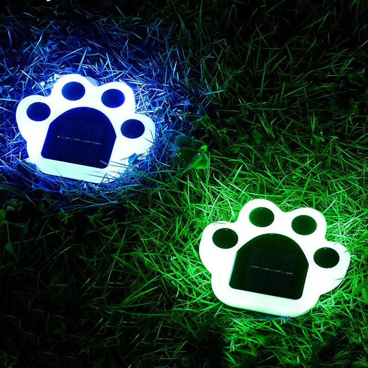 PawGlow Solar Garden Lights – Solar-Powered Paw Print Outdoor Lights Bowlift