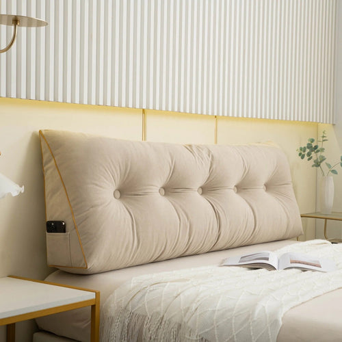 BowLift | Ergonomic Wedge Pillow | Back & Neck Support with Removable Cover for Bed & Sofa Relaxation