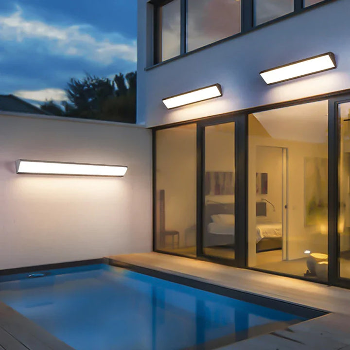 Outdoor LED Wall Light, IP65 Weather Resistant Aluminum Design