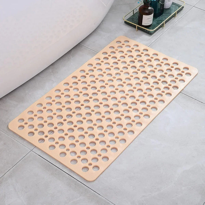 Anti-Slip Shower Mat with Suction Cups and Drainage Holes