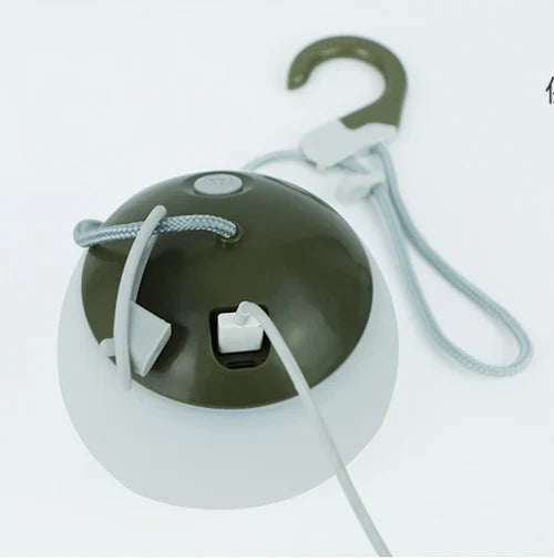 Retro Rechargeable Camping Lamp with USB Bowlift