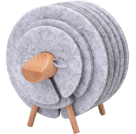 BowLift | Insulated Non-Slip Sheep Coaster Set