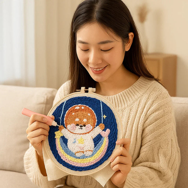 BowLift | Relaxing embroidery set with various designs