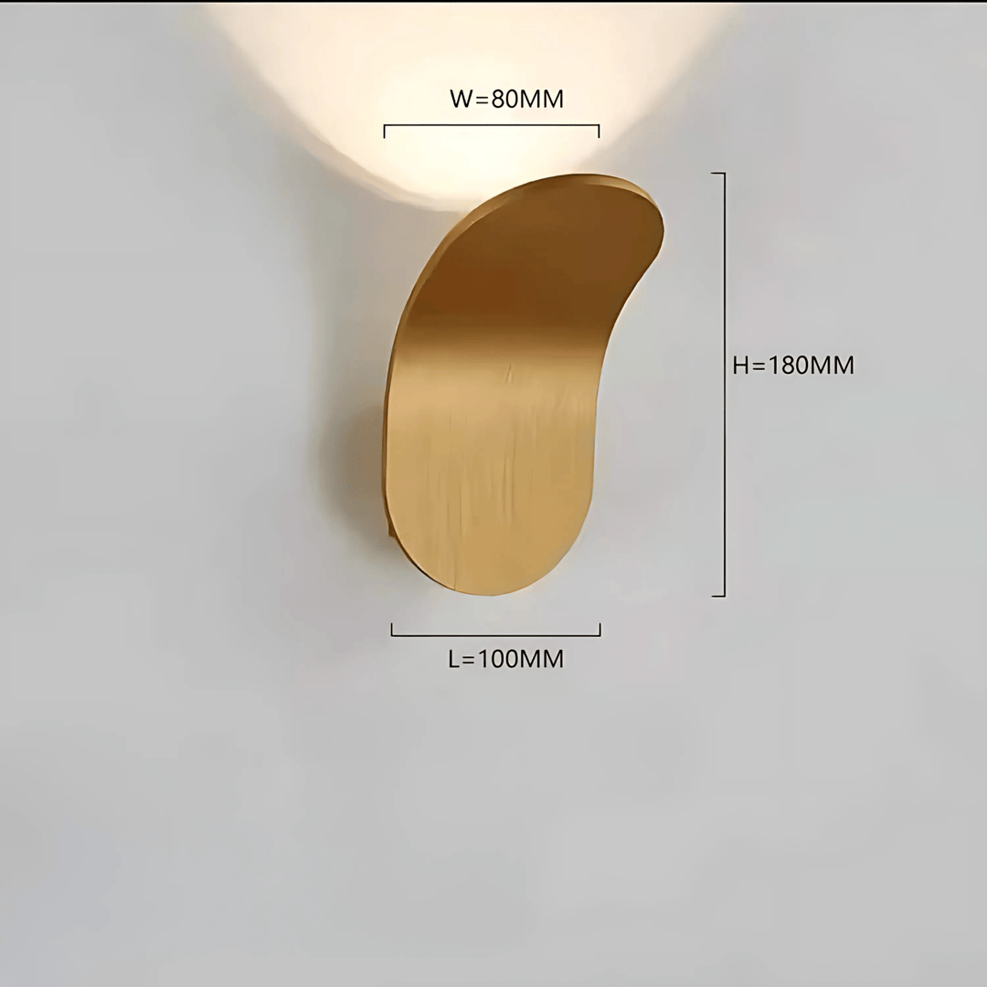BowLift | Modern Curved Wall Lamp with LED Light
