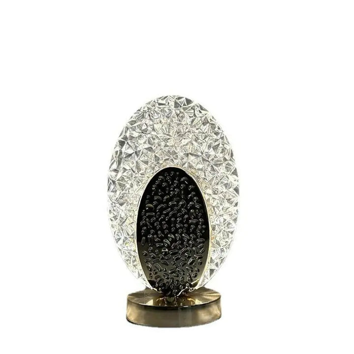 BowLift | Plumalux Table Lamp Peacock Design | Cordless & USB rechargeable | Dimmable LED light | 22×13.5 cm | ABS housing