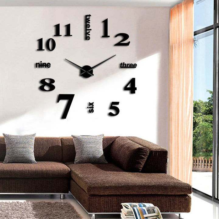 BowLift | Large 3D DIY Wall Clock