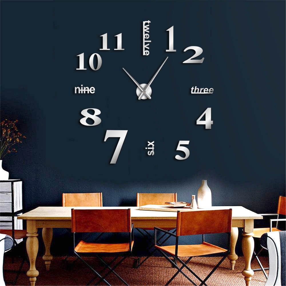 BowLift | Large 3D DIY Wall Clock