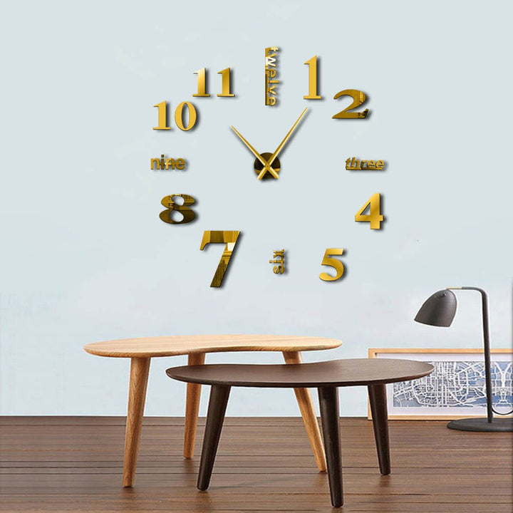 BowLift | Large 3D DIY Wall Clock