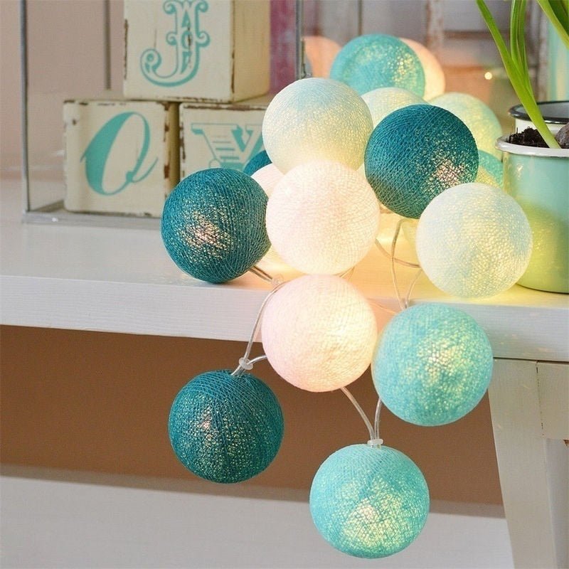 BowLift | LED Cotton Ball Garland Lights