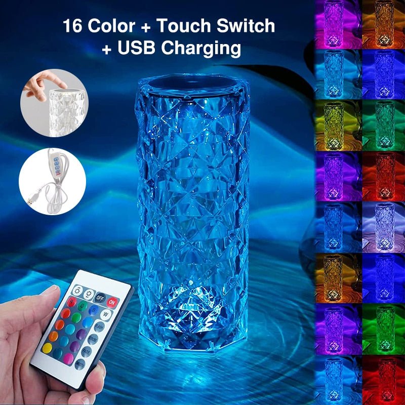 BowLift | LED Crystal Table Lamp