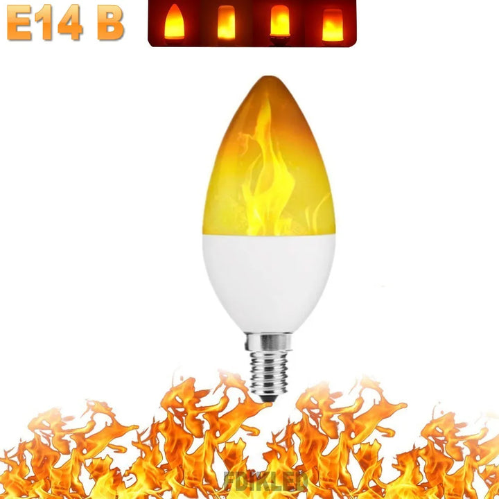 BowLift | LED FLAME LIGHT PARTY LAMP - 4 MODES SIMULATING FIRE