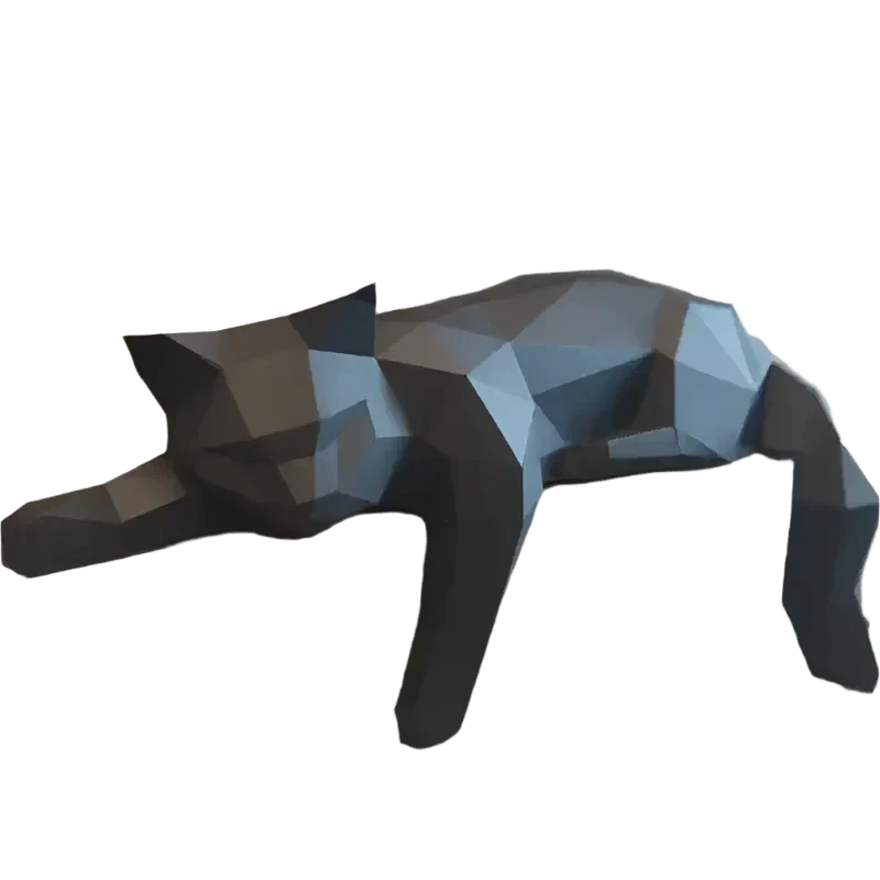 BowLift | Modern Decorative Cat Figurine for Home Interiors