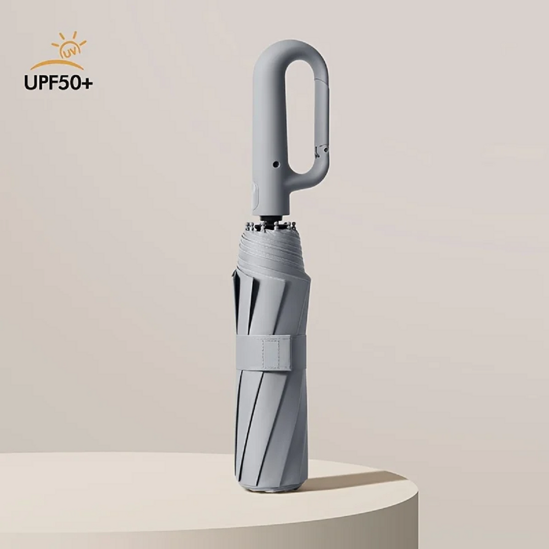 BowLift | Wind-Resistant Automatic Folding Umbrella with Large Buckle Handle – Compact & Durable