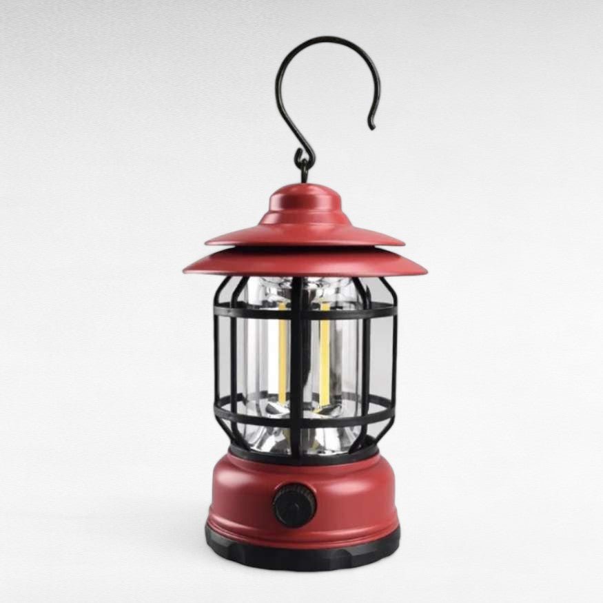 BowLift | Rechargeable LED Camping Lantern | Vintage-Style, Dimmable Light for Outdoor Adventures & Home Emergencies