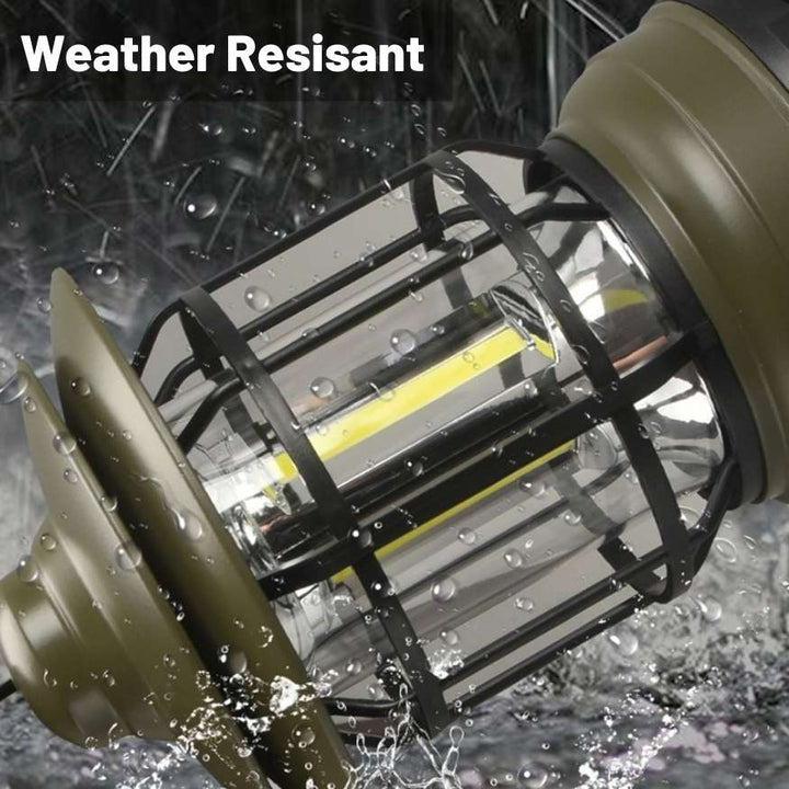 BowLift | Rechargeable LED Camping Lantern | Vintage-Style, Dimmable Light for Outdoor Adventures & Home Emergencies